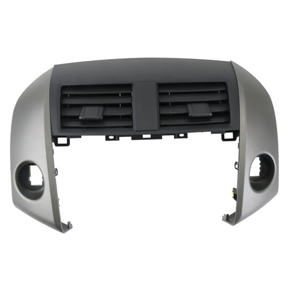 Center Dashboard A/C Heater Air Vent Cover Trim Bezel Center Cluster Panel Trim For RAV4 2006-2012 AC Central Dashboard Cover Replaces 55670-42060-B0 55413-42070-B0 55412-42060-B0