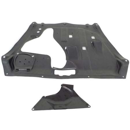 Center Engine Splash Shield Compatible with TOYOTA HIGHLANDER 2008-2013 Under Cover 3.5L Eng (Jpn 2008-2010/USA 2010-2013 Blt)