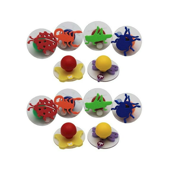 READY 2 LEARN Giant Stampers - Insects - Set 1 - 6 Per Set - 2 Sets