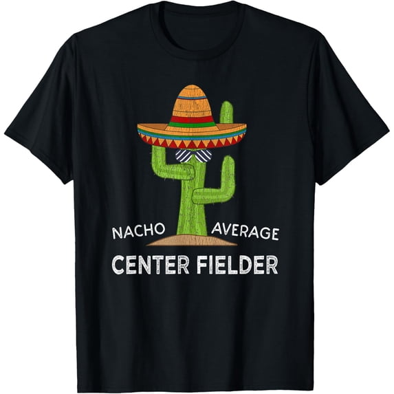Center Fielder Baseball Softball Player T-Shirt
