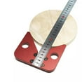 thumbnail image 1 of Center Finder Line Gauge Square Center Scribe Carpentry Woodworking Ruler 45 Degrees Angle Line Caliber Marking Ruler Wood Measuring Scribe Tool, 1 of 8