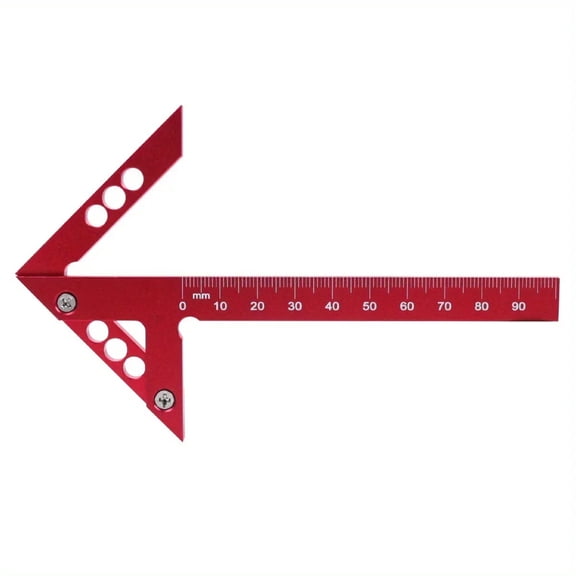 Center Finder Woodworking Square 45 90 Degree Right Angle Line Gauge Aluminum Center Scribe Carpenter Ruler Wood Measuring Tool