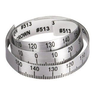 Center Finding Ruler 2-inch Table Sticky Adhesive Tape Measure, Aluminum  Track Ruler (from the middle)