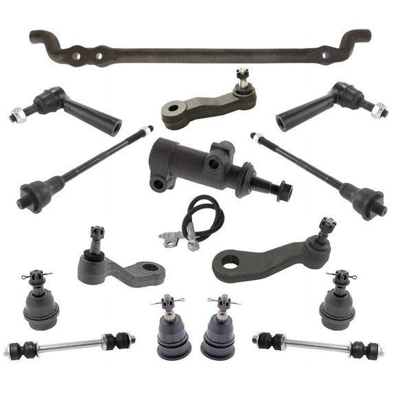 Center Link Tie Rods for Chevrolet 4 Wheel Drive Silverado 2500HD 2001-2010 15Pc