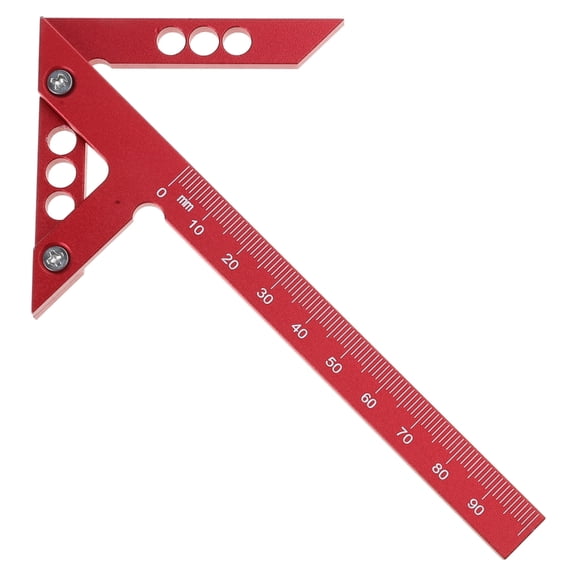 Center Measuring Tool Line Gauges CenterFinder Carpenter Ruler,Aluminum Alloy Woodworking Center Scribe Square Center