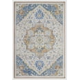 thumbnail image 1 of Center Medallion Ivory 2 ft. x 3 ft. Machine Washable Traditional Indoor Area Rug, 1 of 5