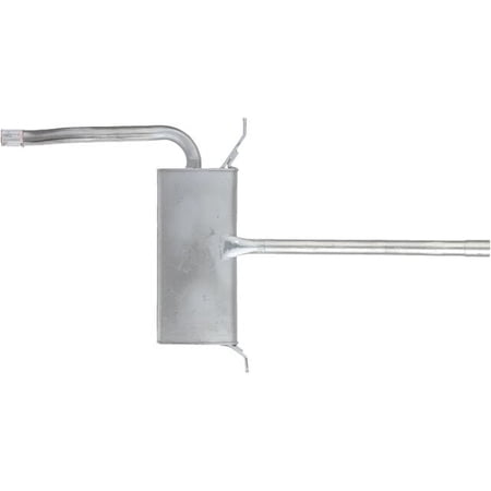 Center Muffler - Compatible with 1998 - 2005 Volkswagen Passat FWD 1.8L 4-Cylinder Turbo 1999 2000 2001 2002 2003 2004
