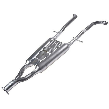 Center Muffler - Compatible with 2015 INFINITI Q40 AWD 3.7L V6
