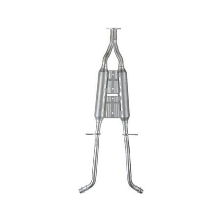 Center Muffler - Compatible with 2015 INFINITI Q40 RWD 3.7L V6