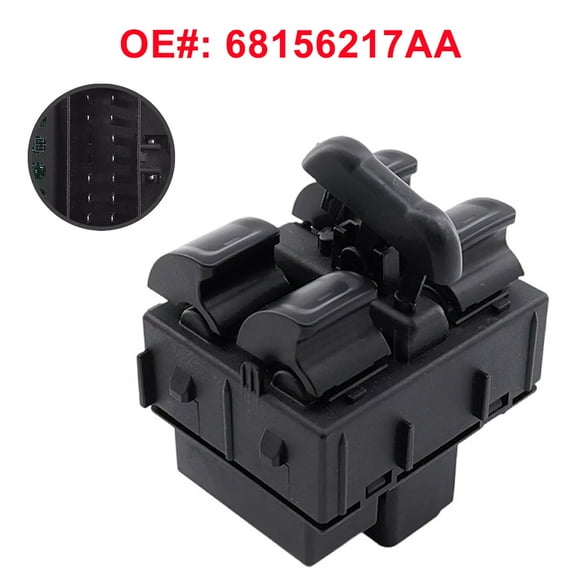 Center Power Window switch for Jeep Wrangler JK JL 2012-2018 4 Door 68156217AAXS