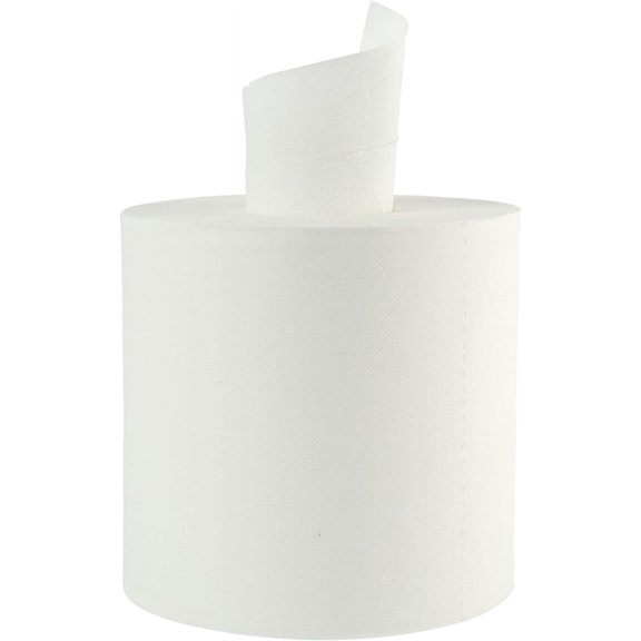 Center-Pull Roll Towels, 2-Ply, 10"w, White, 600/Roll, 6/Carton