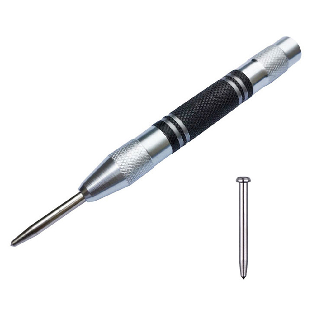 Center Punch 2Pcs 128MM Automatic Center Punch Tool Window Breaker