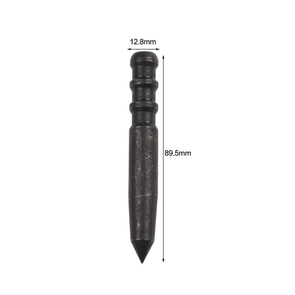Center Punch Locator Tool for Precise Spot Marking on Wood, Aluminum, Iron and Glass – Hardened Metal Drilling Punch with Non-Slip Tip(B)