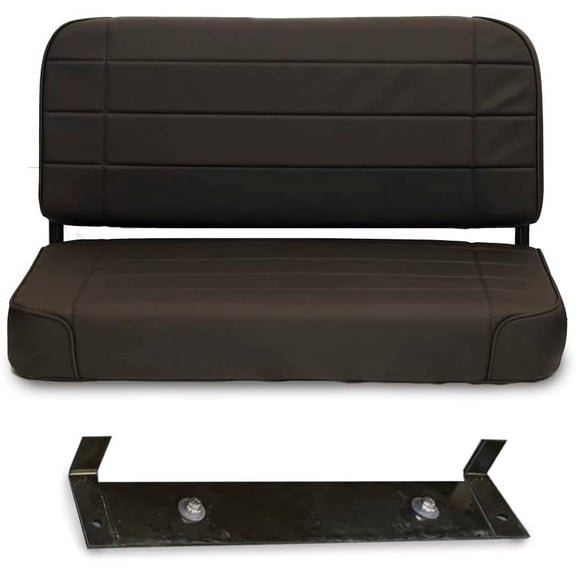 Center Rear Bench Seat + Mounting Bracket - Fits Military Humvee