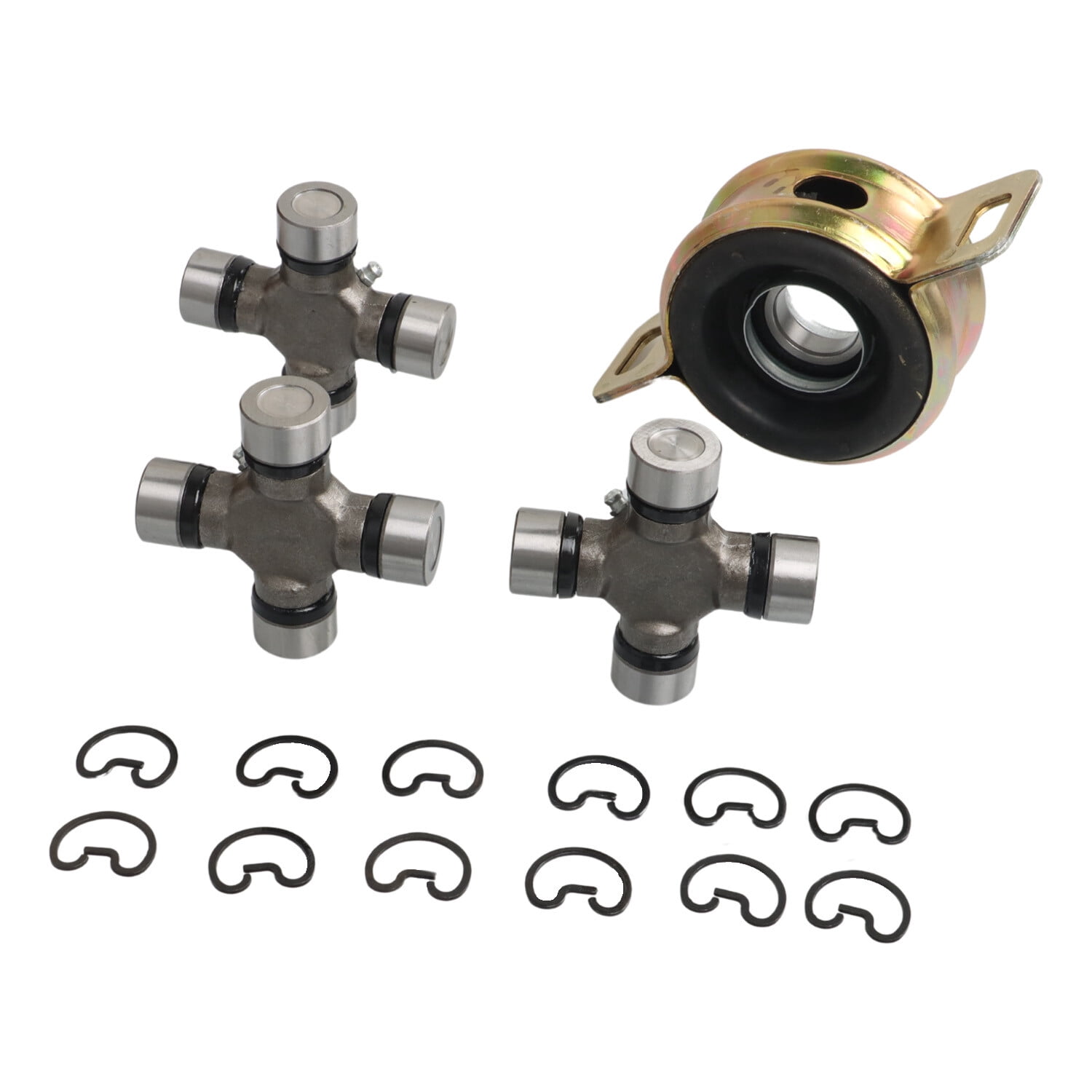 Center Support Bearing & 3x U-Joints Kit Fit for Toyota Tacoma 2005-2015