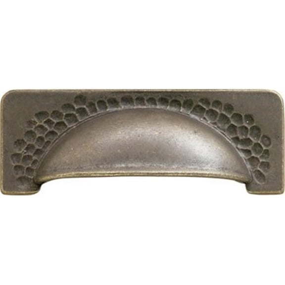Center to Center DC Cup Door Pull, Wind Over Antique - 96 mm