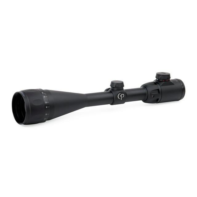 CenterPoint 6-20x50mm magnification, Riflescope with Tag and BDC Illuminated Reticle (Black)