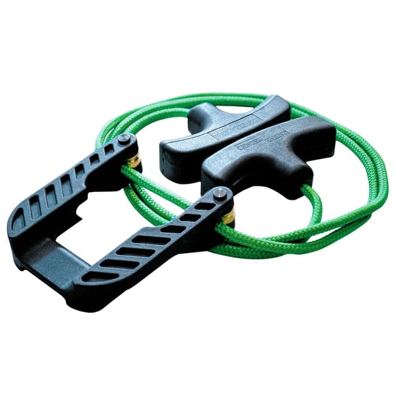 CenterPoint Archery Rope Cocking Sled with Dual T-Handles, Roller Glide Hooks, Smooth Draw, Green Cord (AXW430CS)