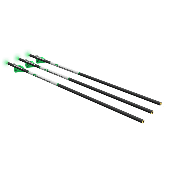 CenterPoint Carbon Arrows 3 Pack 20" Length Precision Shooting Accessories
