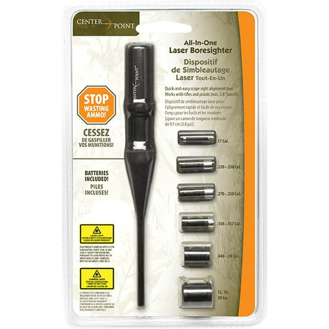 CenterPoint Laser Boresighter, Fits .17.50 Caliber and 1220 Gauge