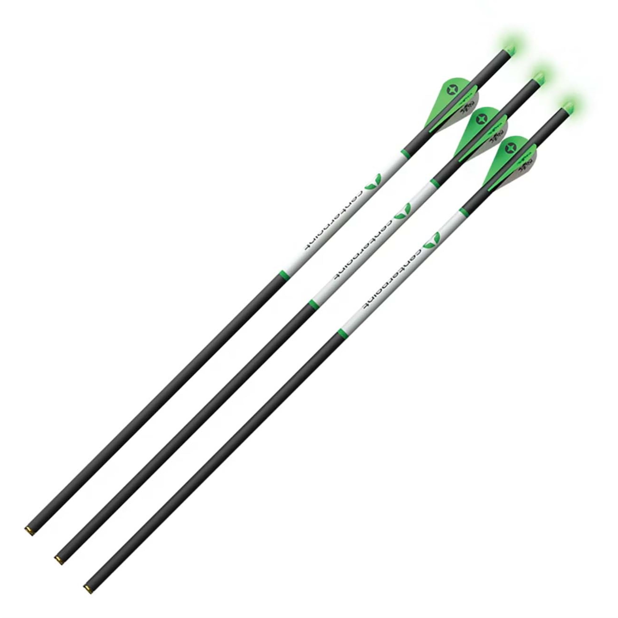 3Rivers Self Nock Wood Arrows, 3-pack