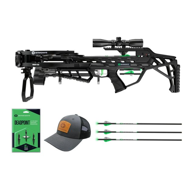 CenterPoint Wrath 430 FPS Crossbow Package with Silent Crank with