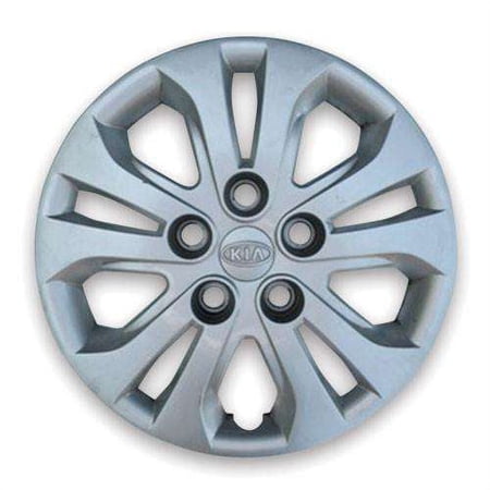 Centercaps 15 in. Wheel Hubcap Refurbished Painted fits Kia Forte 2010 - 2013
