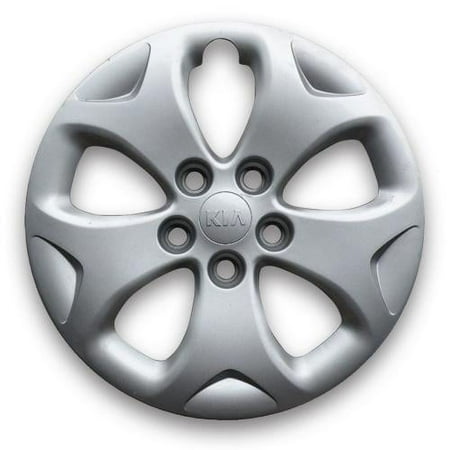 Centercaps 16 in. Wheel Hubcap Painted Silver Fits Kia Soul 2014 - 2016