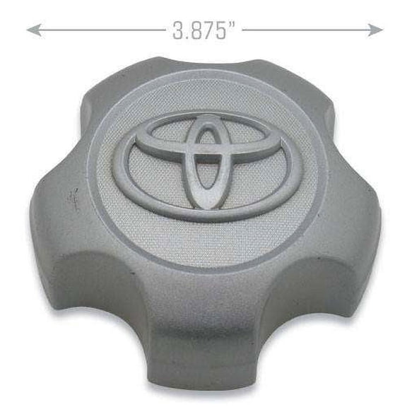 Centercaps 17 in Wheel Covers Plastic Painted Silver fits Toyota RAV4 2006 - 2012