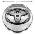 thumbnail image 1 of Centercaps Wheel Covers Chrome Solid Silver for Toyota Avalon, 1 of 2