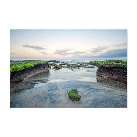 Centered - Solana Beach California Photography Unframed Wall Art Print 16 x 24 inches