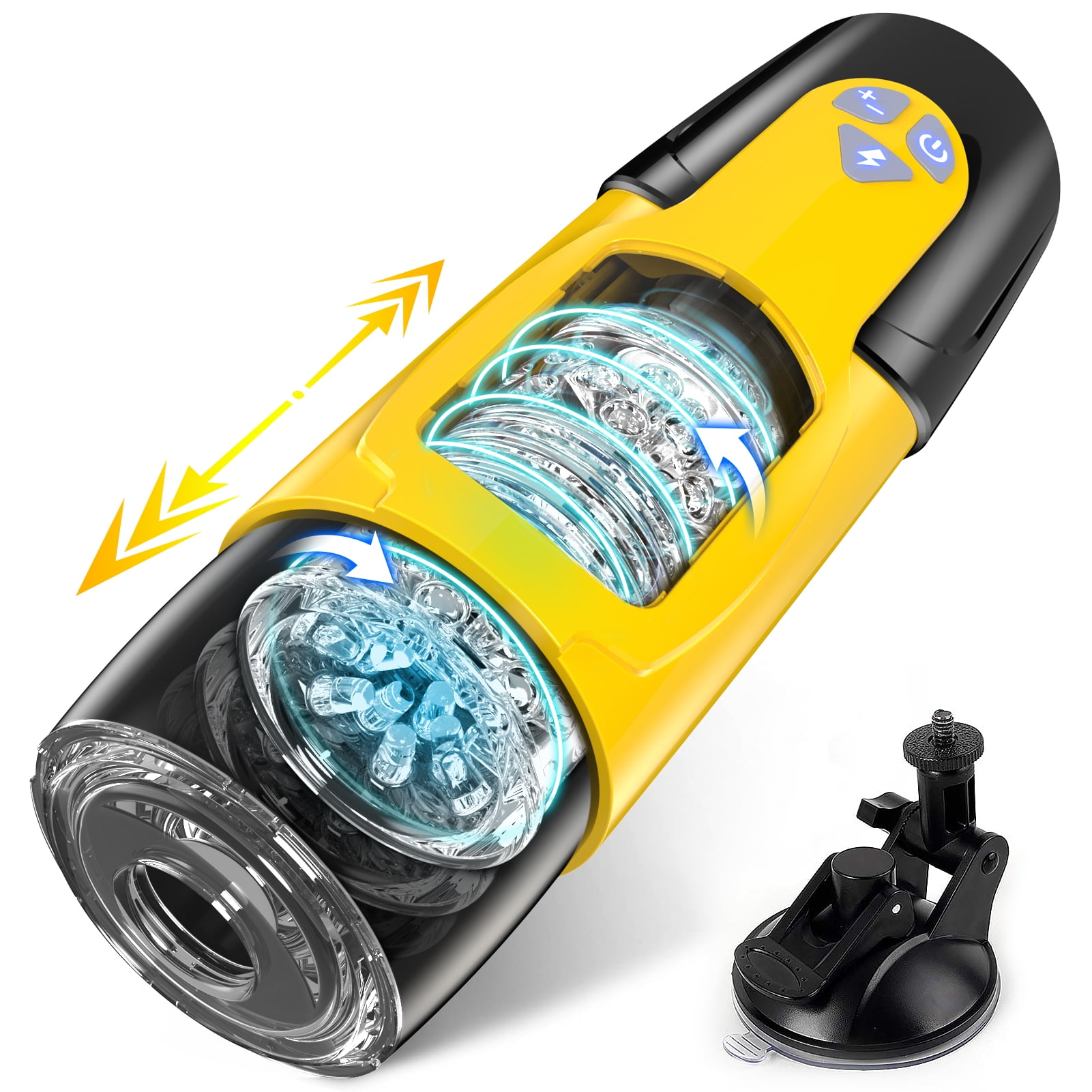 Centerel Automatic Male Masturbator Cup With 7 Thrusting Rotating 