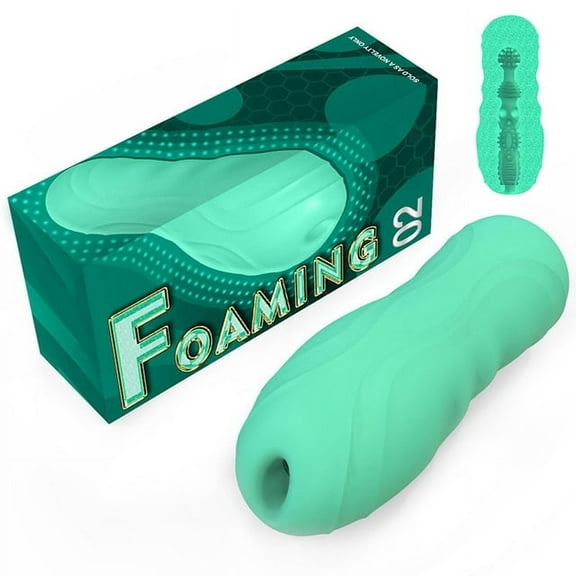 Centerel Male Masturbators Cup Bulge Texture Tunnel Male Masturbators Sex Toys Adult Toys for Men-Green