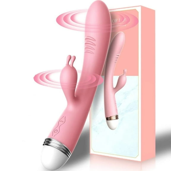 Centerel Powerful Rabbit Vibrator for G Spot Vaginal Stimulation with 12 Vibration, Waterproof Adult Sex Toys for Women and Couples ,Pink