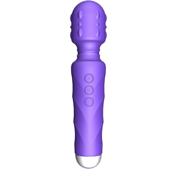 Centerel Wand Massager Personal Body Massager with 8 Speeds 20 Vibration Modes,Purple