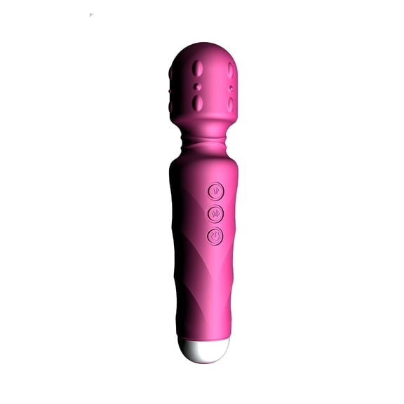 Centerel Vibrators Wand Massager Personal Massager with 8 Speeds 20 Vibration Modes,Rose Red
