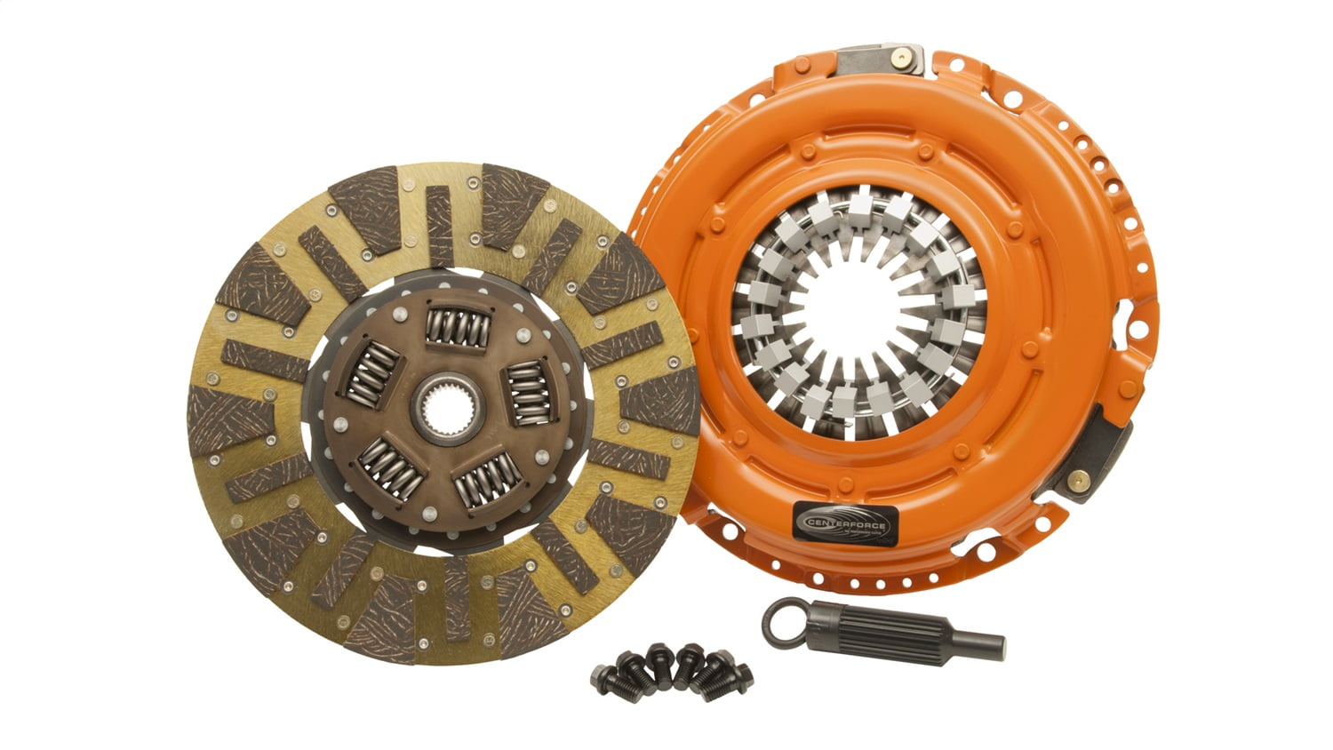 Centerforce DF395010 Dual Friction High Performance Clutch Pressure Plate & Disc Set Chevrolet/Pontiac 8 Cyl Centerforce DF395010 Dual Friction High Performance Clutch Pressure Plate & Disc Set Chevrolet/Pontiac 8 Cyl