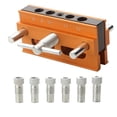 thumbnail image 1 of Centering Doweling Jig Center Dowel Jig Handheld Drill Guide for Straight Holes Panel Hole Puncher, 1 of 9