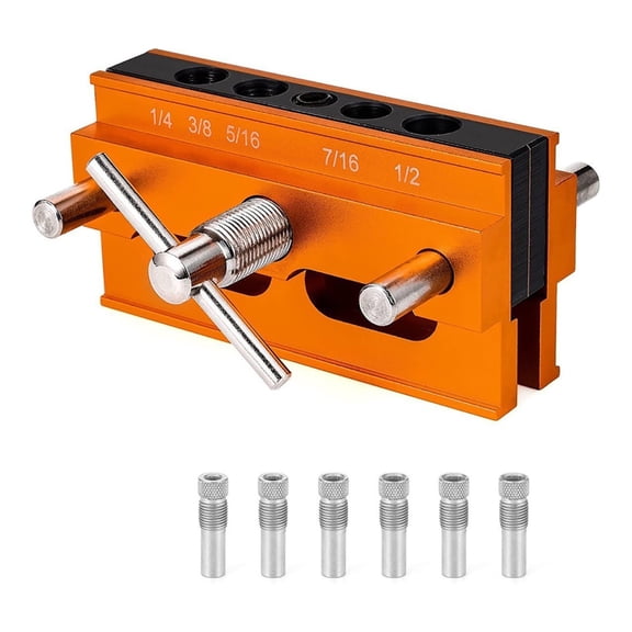 Centering Doweling Jig Kits Drill Jig For Straight Holes Joiner Set Drilling Guide Power Tool Accessory Jigs