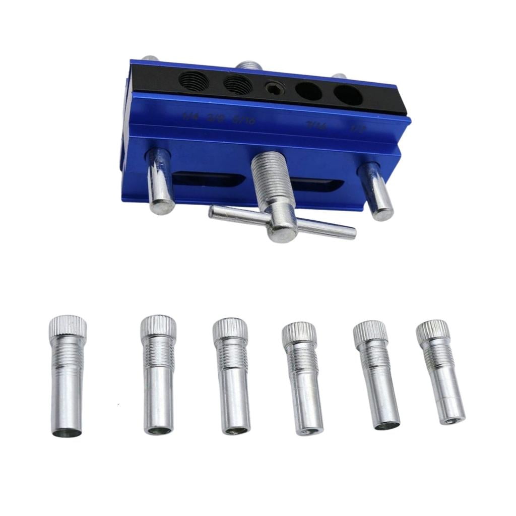 Centering Doweling Jig Wide Capacity Dowel Jig for Straight Holes Adjustable Width Centering Woodworking Projects
