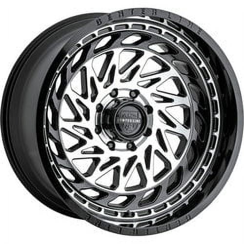 20x12 Centerline 848MB LT8 Gloss Black w/Machined Face Wheel 8x170 (-44mm)