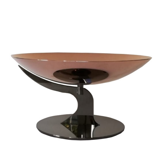 Centerpiece stainless steel black rose gold. The perfect gift for a wedding registry. Decorate your dining table for a special birthday party and holidays. Luxury Made In Italy.