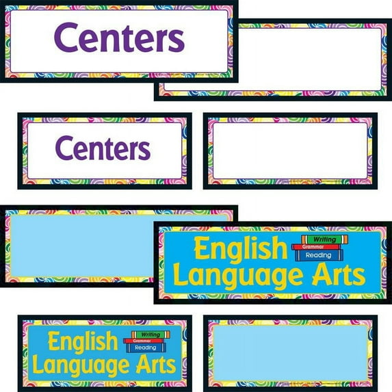 Centers EZ-Tuck Clip N Track Pocket Chart - Card Refill
