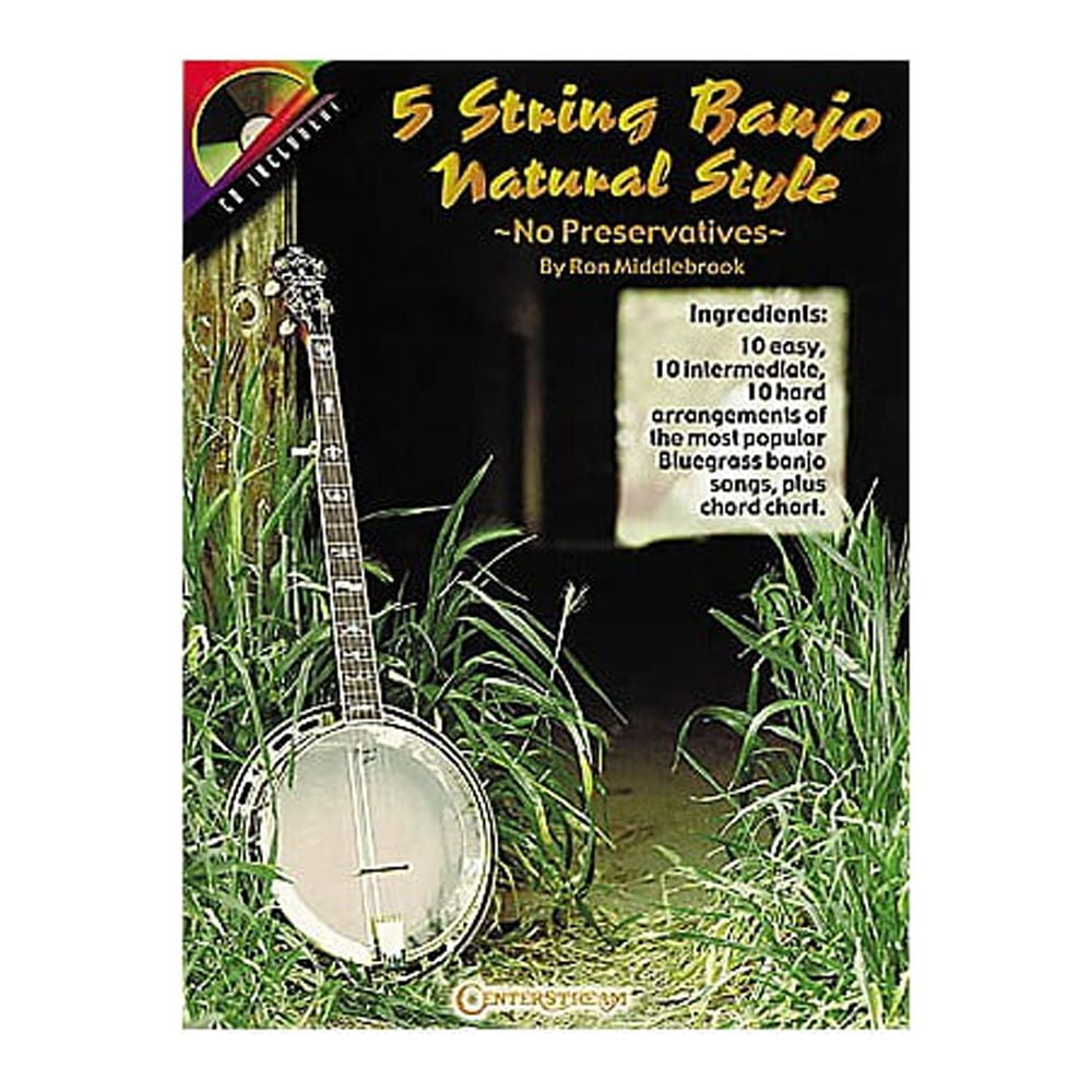 Centerstream Publishing 5 String Banjo Natural Style Book/CD