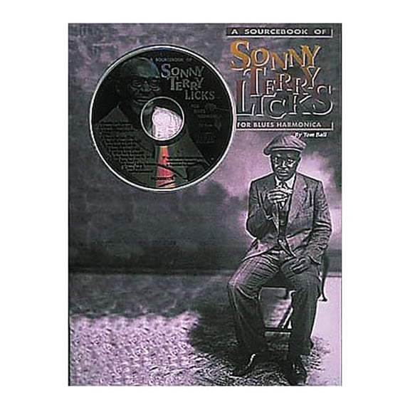 Centerstream Publishing Sonny Terry Licks for Blues Harmonica Book