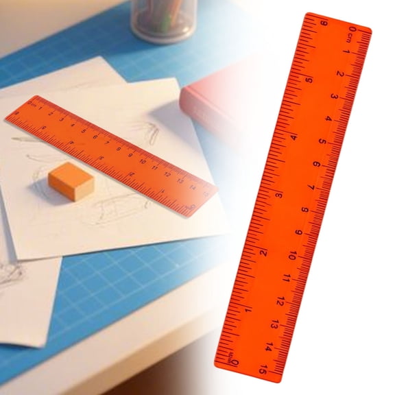 Centimeter Scale Ruler. Plastic Ruler Small Ruler For Measuring Suitable For Schools And Suitable For Artists Designers And Students