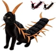 thumbnail image 1 of Centipede Cat Costume 3D Halloween Cosplay Outfit ,Polyester Fabric Forms A Bold Segmented Crawler Look For Felines At Parties Photos And Seasonal Dress Up(Gold), 1 of 7