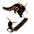 thumbnail image 1 of Centipede Cat Costume,3D Halloween Pet Cosplay Outfit for Cats Multi-Leg Character with Filled Body, Hook-and-Loop Fit for Parties, Photos, Dress-Up, Pet Events, and Gifts,Gold, 1 of 8