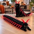 thumbnail image 1 of Centipede Cat Costume, Halloween Adjustable Pet Outfit，Funny Pet Outfit, Scary Shape Suit for Party, Dress‑up, Photo Shoot(red), 1 of 8
