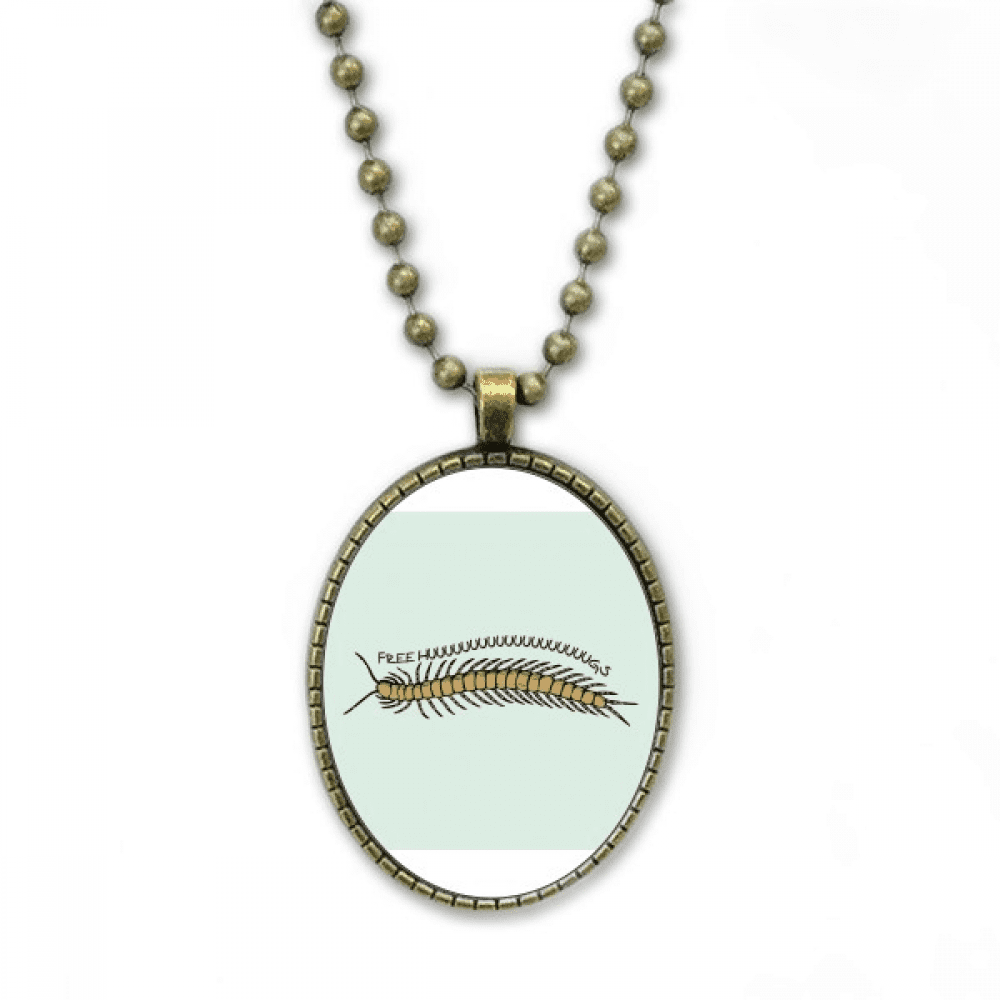 Centipede necklace clearance